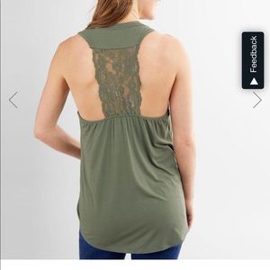🔺 Daytrip lace back tank NWT